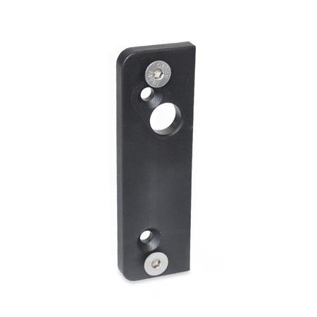 Otto Ganter Mounting Plate for Hinge GN 239.6 and GN 239.7, GN 239.8